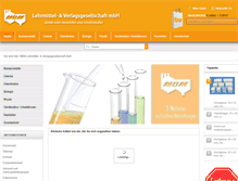 Tablet Screenshot of mbm-lehrmittel.de